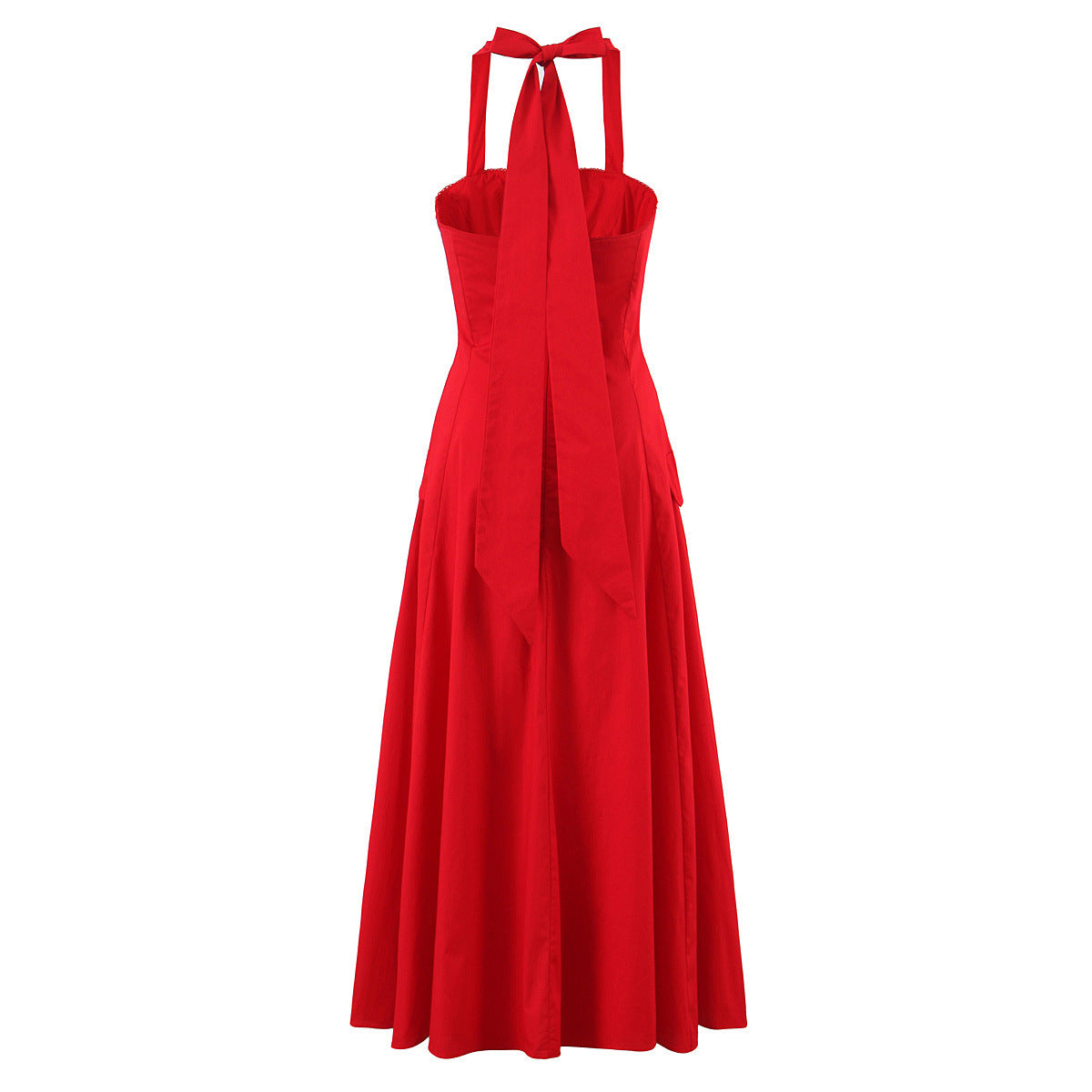 Damen ärmelloses Knopfkleid mit schmeichelndem Schnitt WW