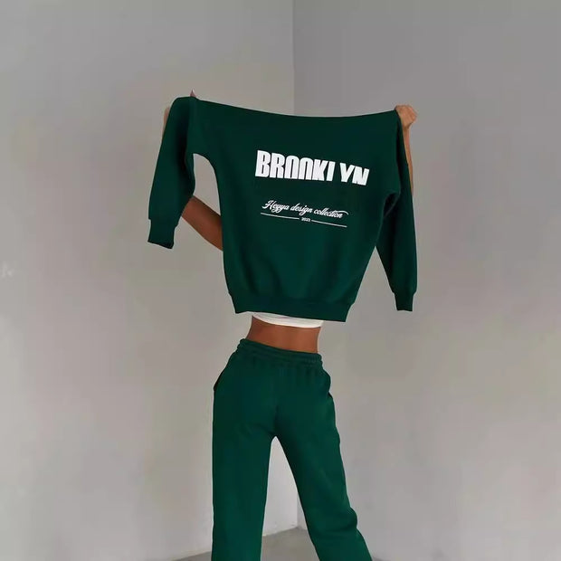 Damen lässiger Fleece-Hoodie und Jogginghose Set mit praktischem Kordelzug und hochwertiger Baumwollmischung WW