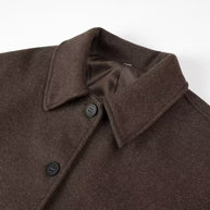 Damen lässige Wolljacke mit modernem Kragen und praktischen Eingrifftaschen W&W