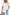 Damen Sommer T-Shirt mit Falten-Design WW
