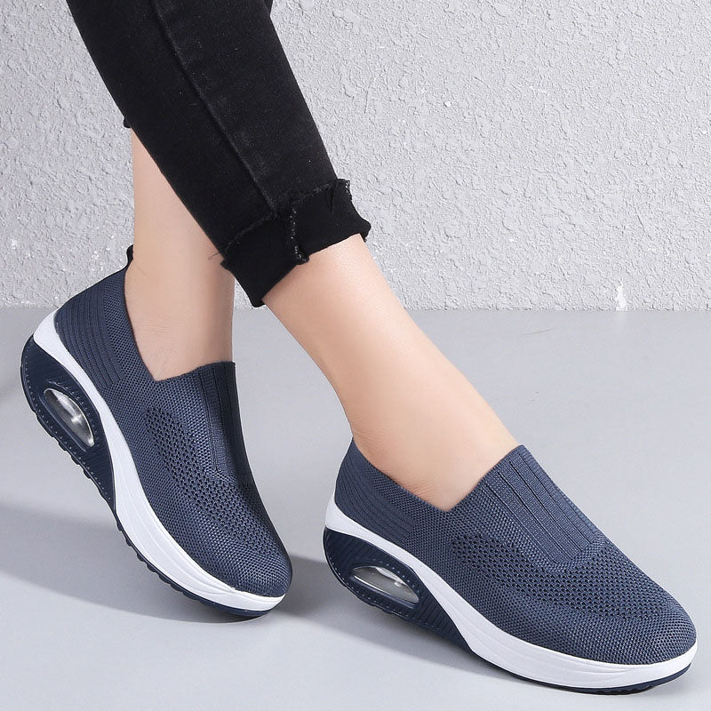 WW | Atmungsaktive Slip on Sneaker Mit Ergonomischer Sohle Für Damen