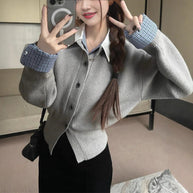 Damen Strickjacke mit klassischem Schnitt und stilvollen Knopfdetails WW