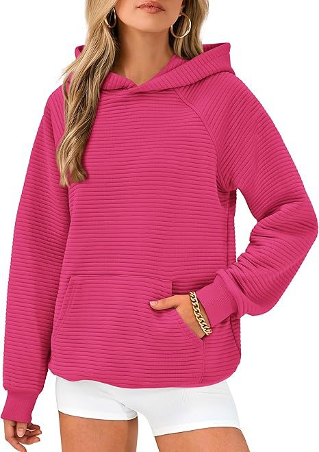 Damen Hoodie mit strukturiertem Design und bequemer Passform WW