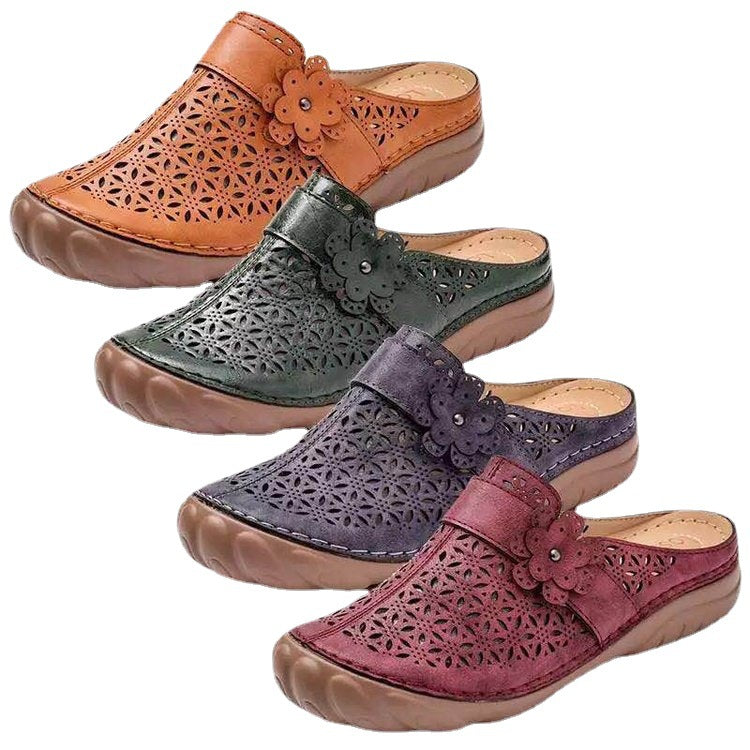 W&W Mode | Damen Clogs Aus Leder Weite Passform Leicht