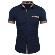 Herren Kurzarmhemd mit klassischem Karomuster und modernem Schnitt WW