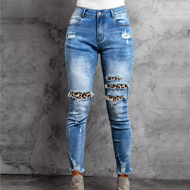 Damen Skinny Jeans mit aufregenden Destroyed-Details WW