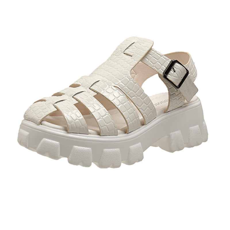 Damen Sandalen mit modischem Riemchen-Design und rutschfester Sohle WW