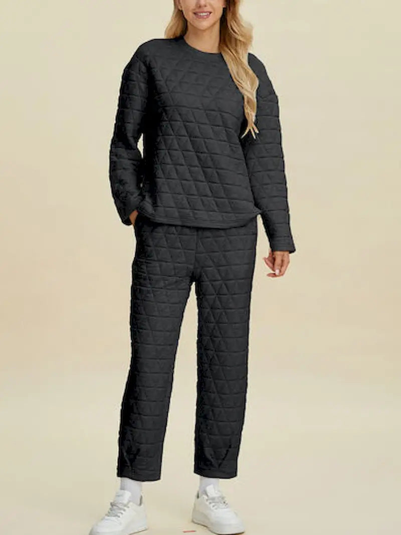 Damen Quilted Lounge-Set WW