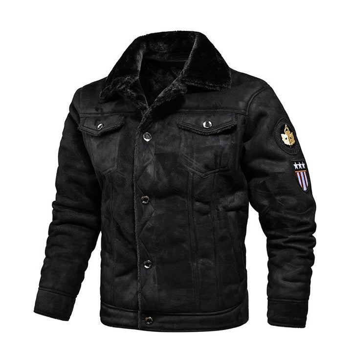 W&W Mode | Leder Pilotenjacke mit Weicher Fütterung Marinus