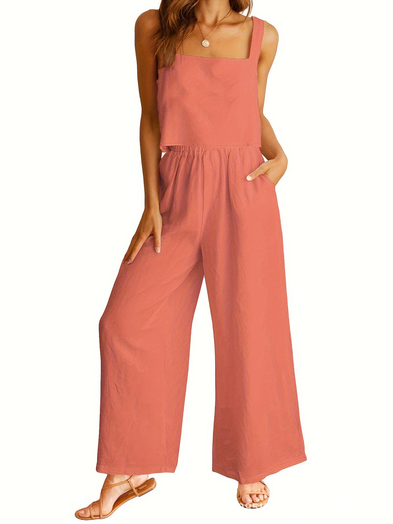 Damen Weitgeschnittene Jumpsuit WW