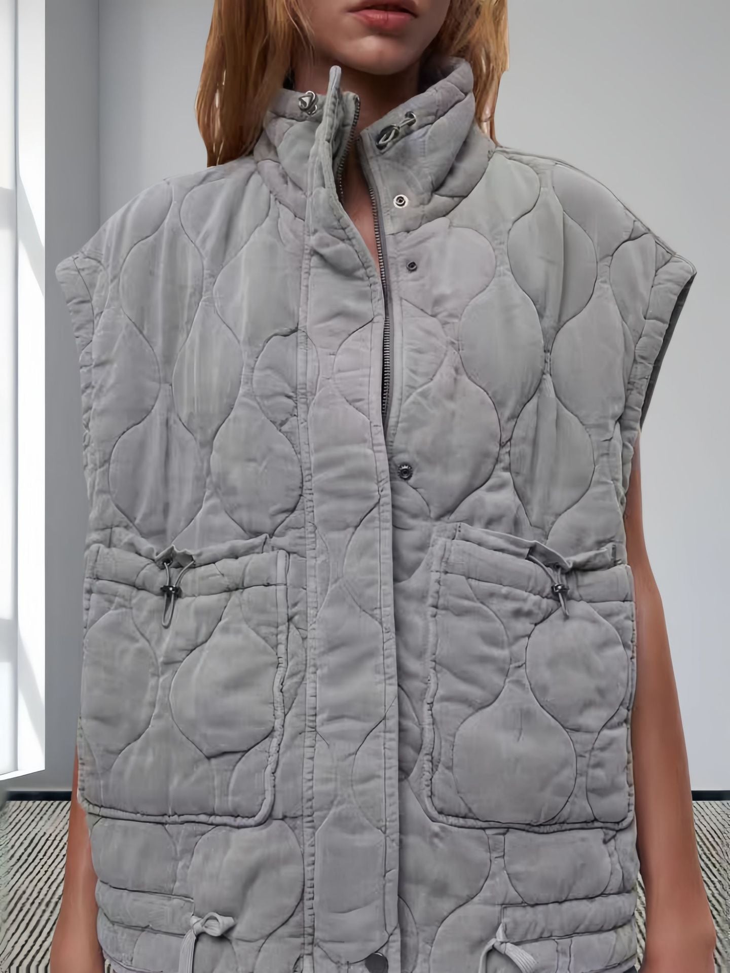 Damen Steppweste mit praktischen Taschen WW