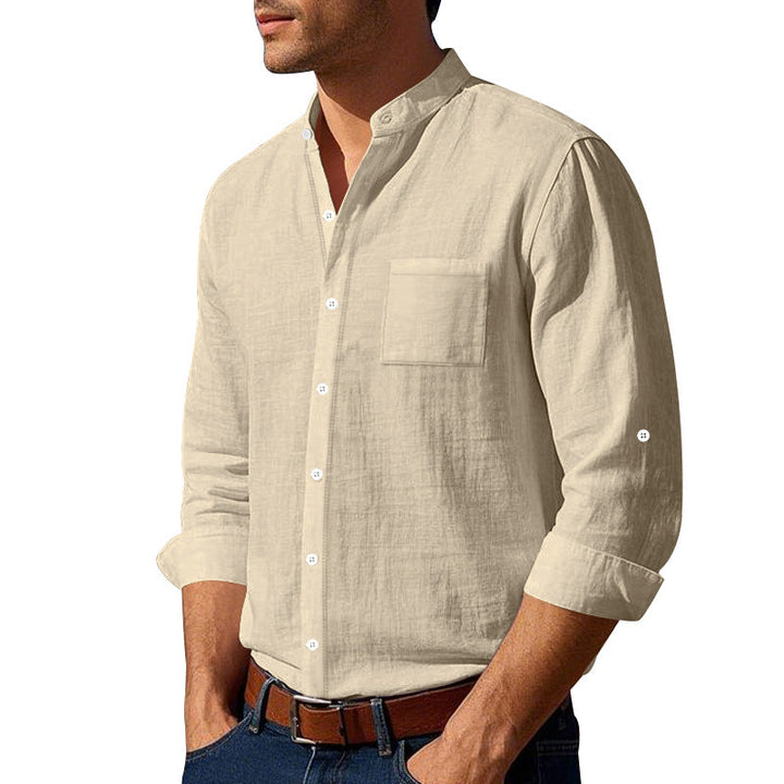 Herren leichtes Leinenhemd W&W Mode