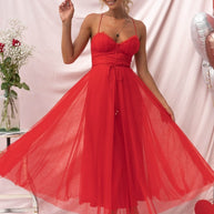 WW | Frühling Sommer Sexy Sling Lässiges Kleid Urlaub Multi Farbe Frauen Kleidung Kleid