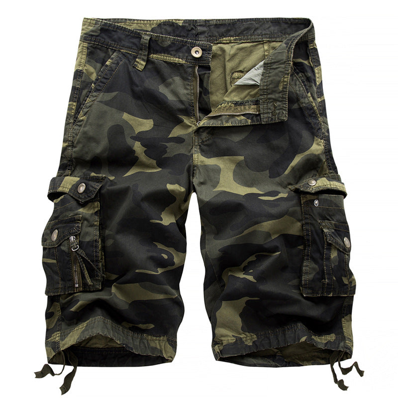 Herren Cargo-Shorts mit Mehrfachtaschen-Nutzungsdesign W&W Mode