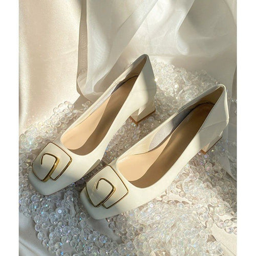 Damen Bequeme Pumps mit stilvollem Schnallen-Detail W&W