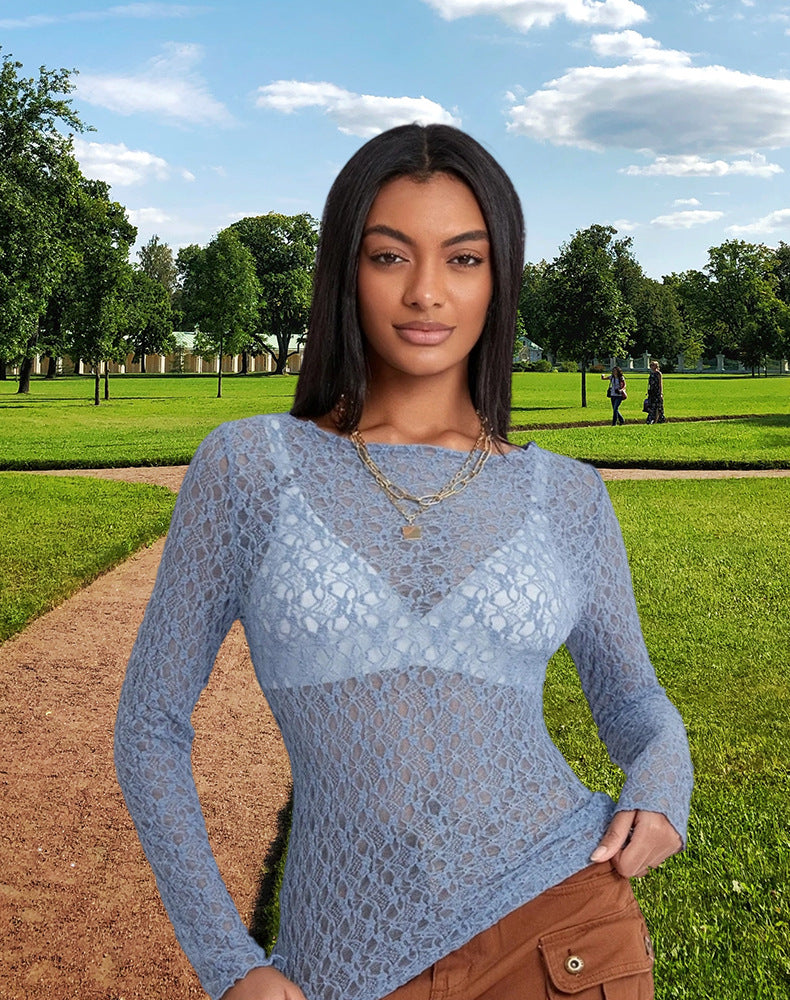 Damen Spitzenoberteil mit eleganter Passform und raffinierten Details WW