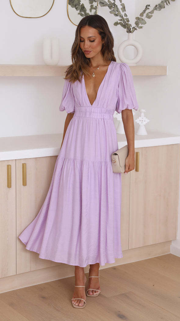 WW | Taillierter Midikleid