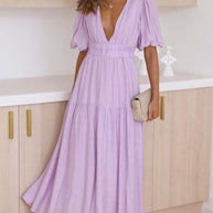 WW | Taillierter Midikleid