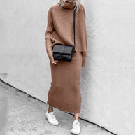 W&W- Neue Casual Loose Fashion langen Rock Set