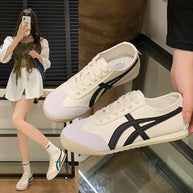 Damen Sportliche Sneakers im Retro-Design mit kontrastierenden Farbakzenten WW