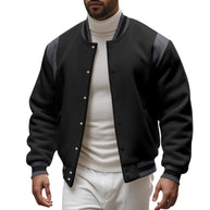 Herren sportliche Collegejacke WW
