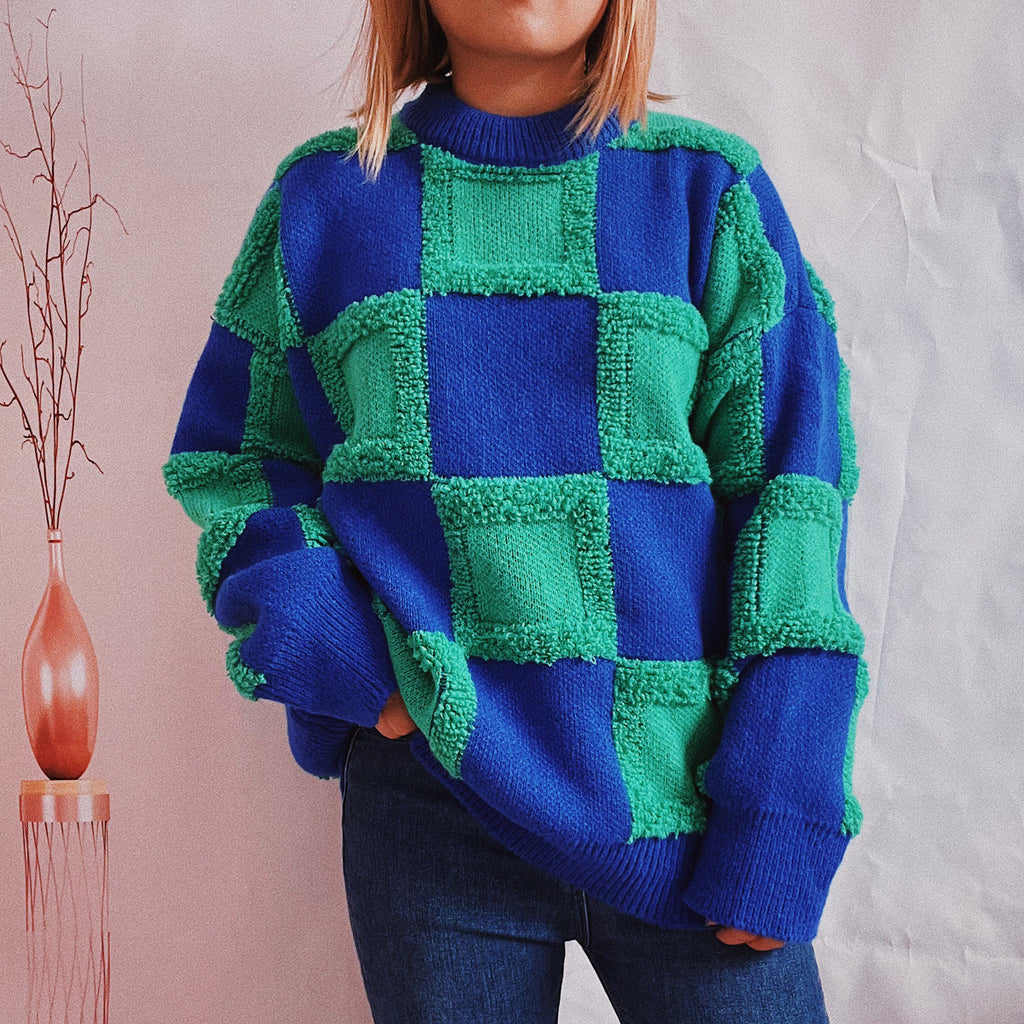 WW | Herrlicher Karierter Pullover Für Frauen