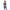 Damen Eleganter Fransen-Poncho mit Leopardenmotiv WW