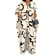 Damen Set aus kimonoartigem Oberteil und weitem Hosen WW