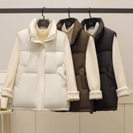 Damen Steppweste mit hohem Kragen WW