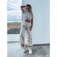 Damen Cargo-Hosen im lässigen Schnitt mit praktischen Taschen WW