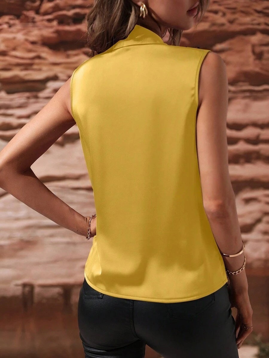 W&W Mode | Gekraustes Weste Sexy Shirt Top