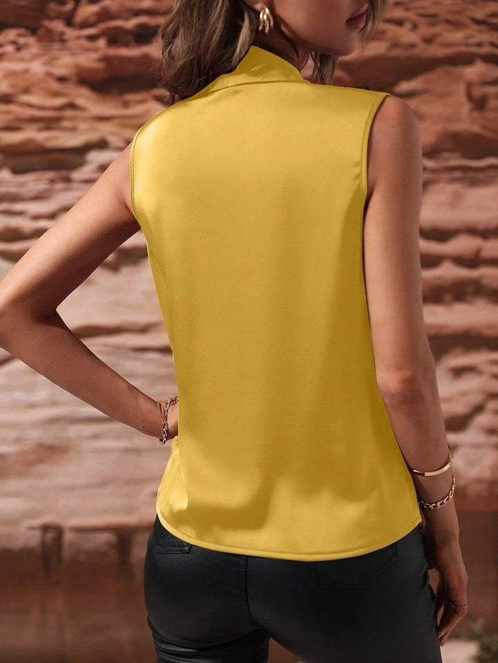 W&W Mode | Gekraustes Weste Sexy Shirt Top