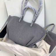 WW | braune und schwarze Tote Bag für Damen - schicke und vielseitige Handtasche