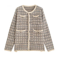 Damen Strickjacke mit elegantem Design und praktischen Taschen WW