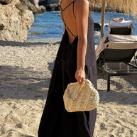 Damen Strandkleid mit Rückenausschnitt WW