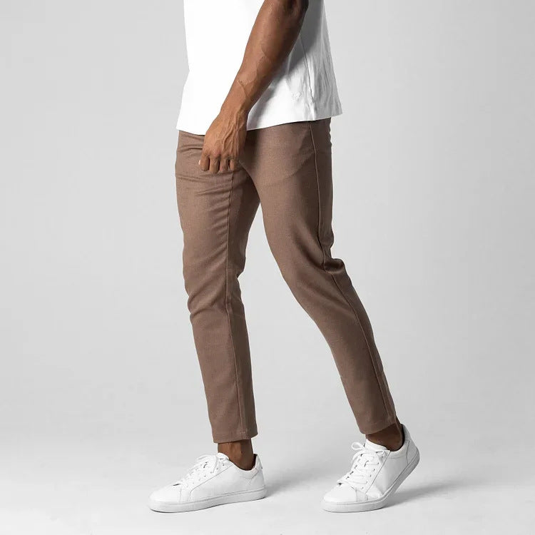 Herren moderne Slim-Fit Anzughose mit Stretchanteil WW