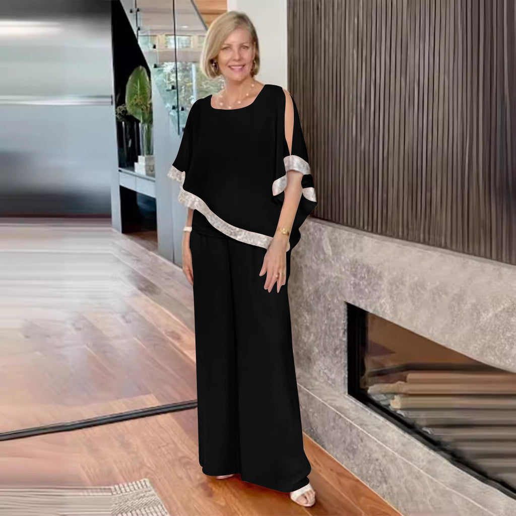 Damen Elegant geschnittenes Zweiteiliges Ensemble WW