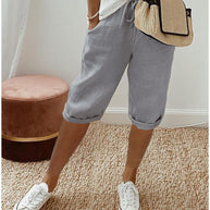 Leichte Shorts mit elastischem Bund für Damen WW