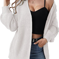 Damen Strickcardigan mit lässiger Oversized-Passform WW