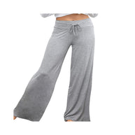 Damen Weite Freizeithose mit elastischem Bund und verstellbarem Kordelzug WW