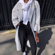 Damen Oversized Mantel im eleganten Design WW