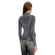 Damen Strickjacke mit denim-inspirierten Taschen und modernem Schnitt WW