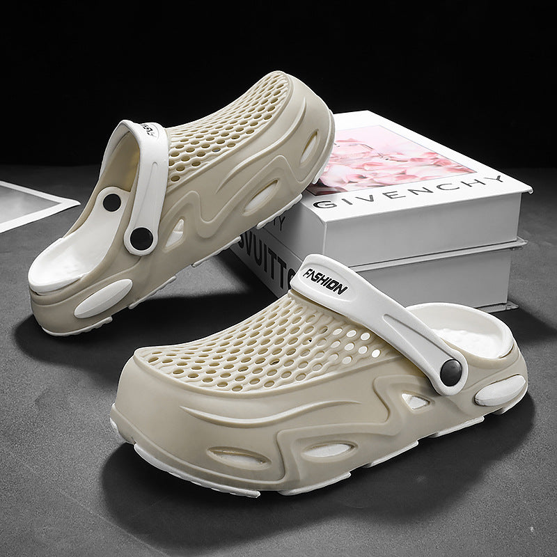 Herren Atmungsaktive Clogs mit verstellbarem Riemen WW