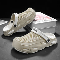 Herren Atmungsaktive Clogs mit verstellbarem Riemen WW