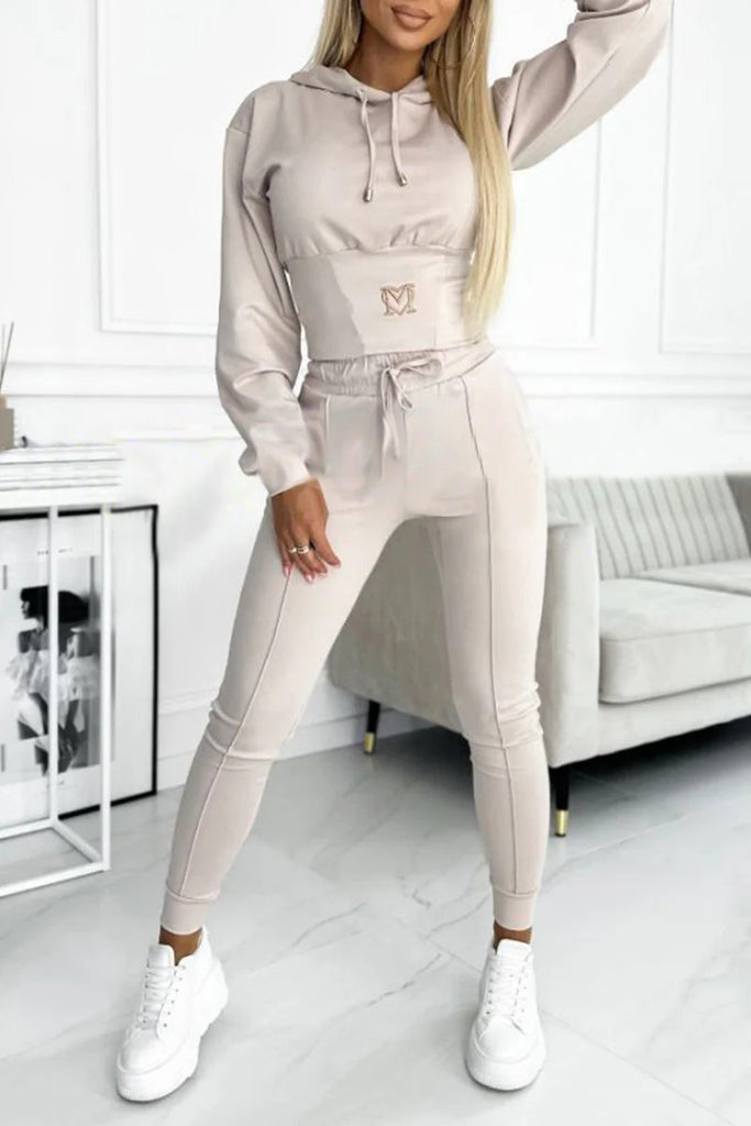 Femme Stylisches Sportliches Trainingsanzug Set WW