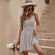 Damen Sommerkleid mit verspieltem Blümchenmuster WW