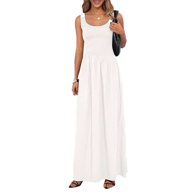 Damen Maxikleid mit elegantem, weiter Schnitt WW