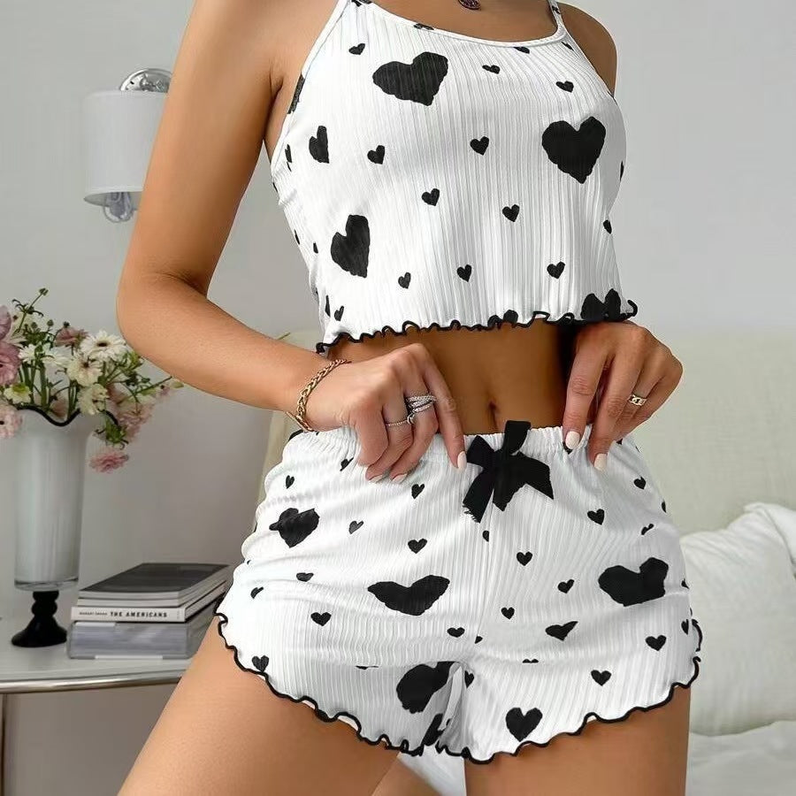 W&W | Bedrucktes Pyjama-Set