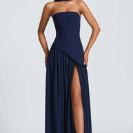 Damen Abendkleid mit asymmetrischem Schnitt WW