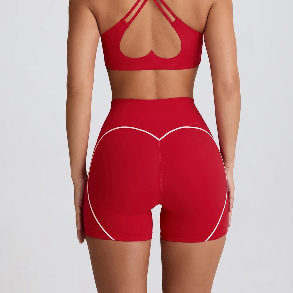 Damen Sport Shorts mit hohem Bund und innovativem Design WW